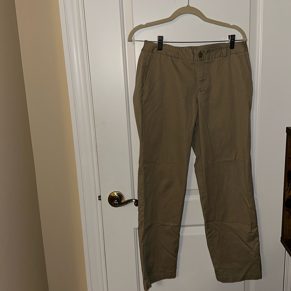 Lands End Women Kahkis Slacks Dress Pants